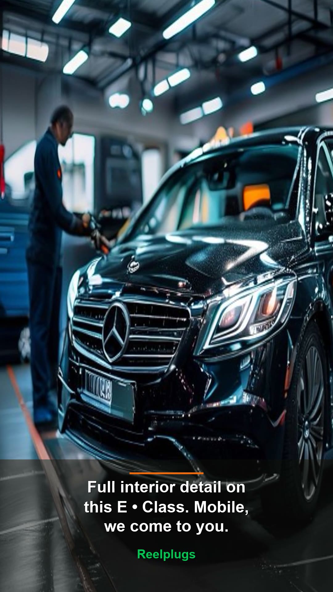 Full interior detail on this E-Class. Mobile, we come to you.