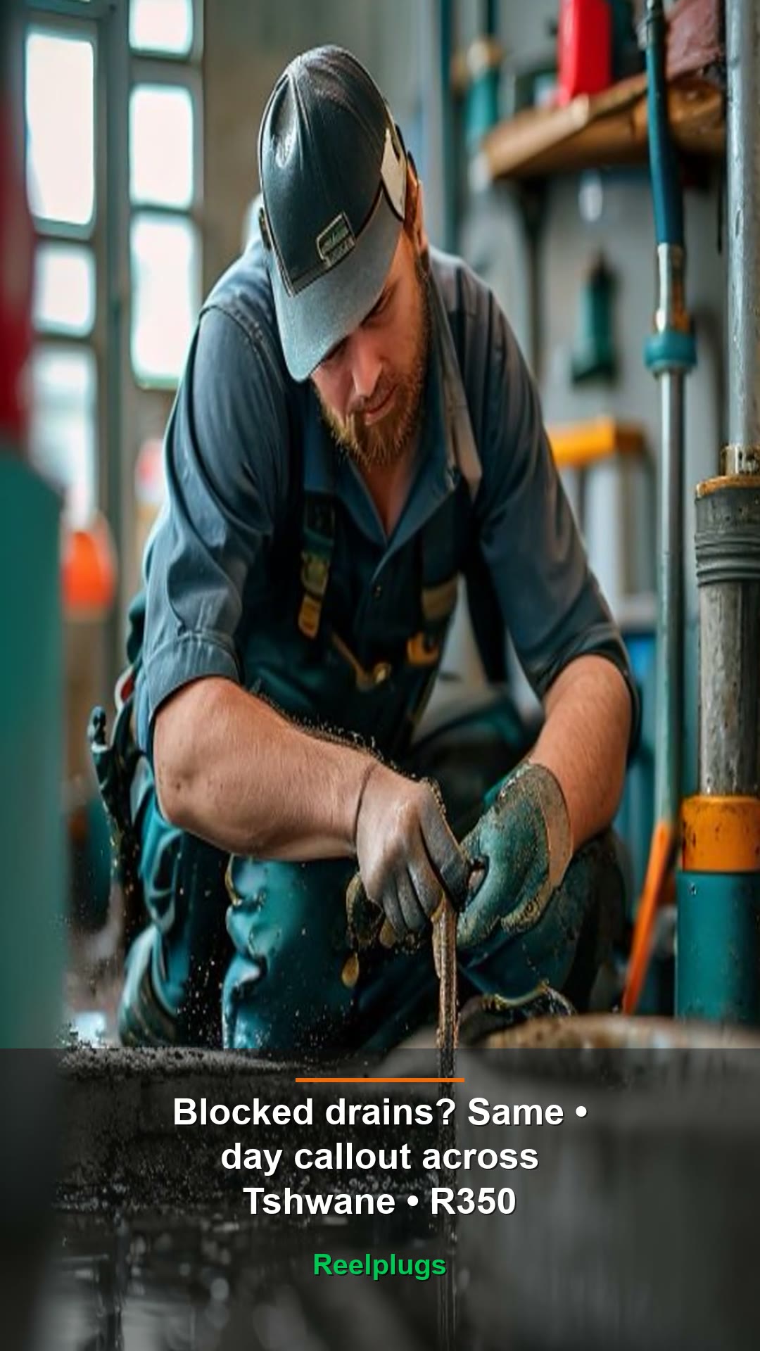 Blocked drains? Same-day callout across Tshwane — R350