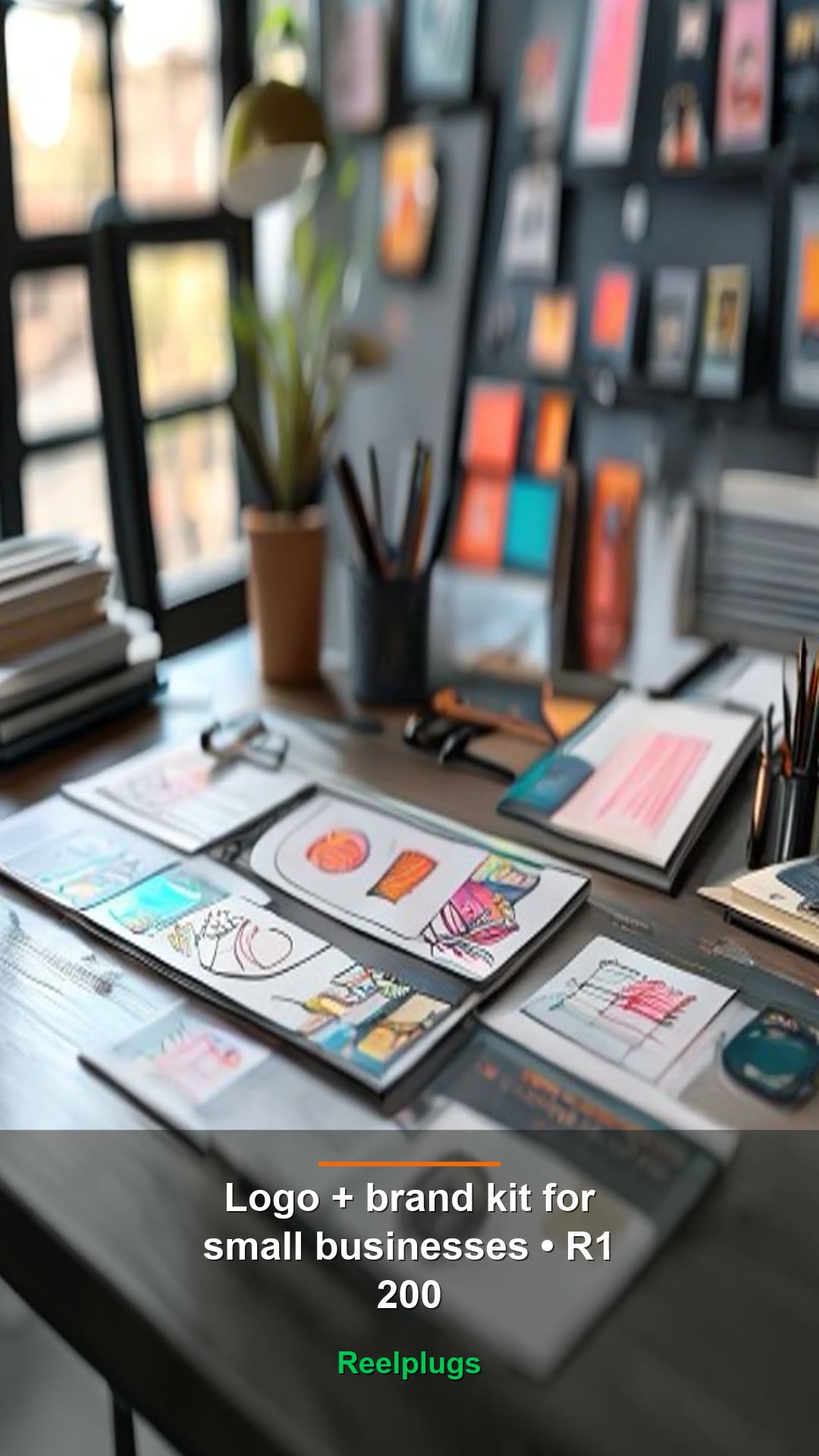 Logo + brand kit for small businesses — R1 200