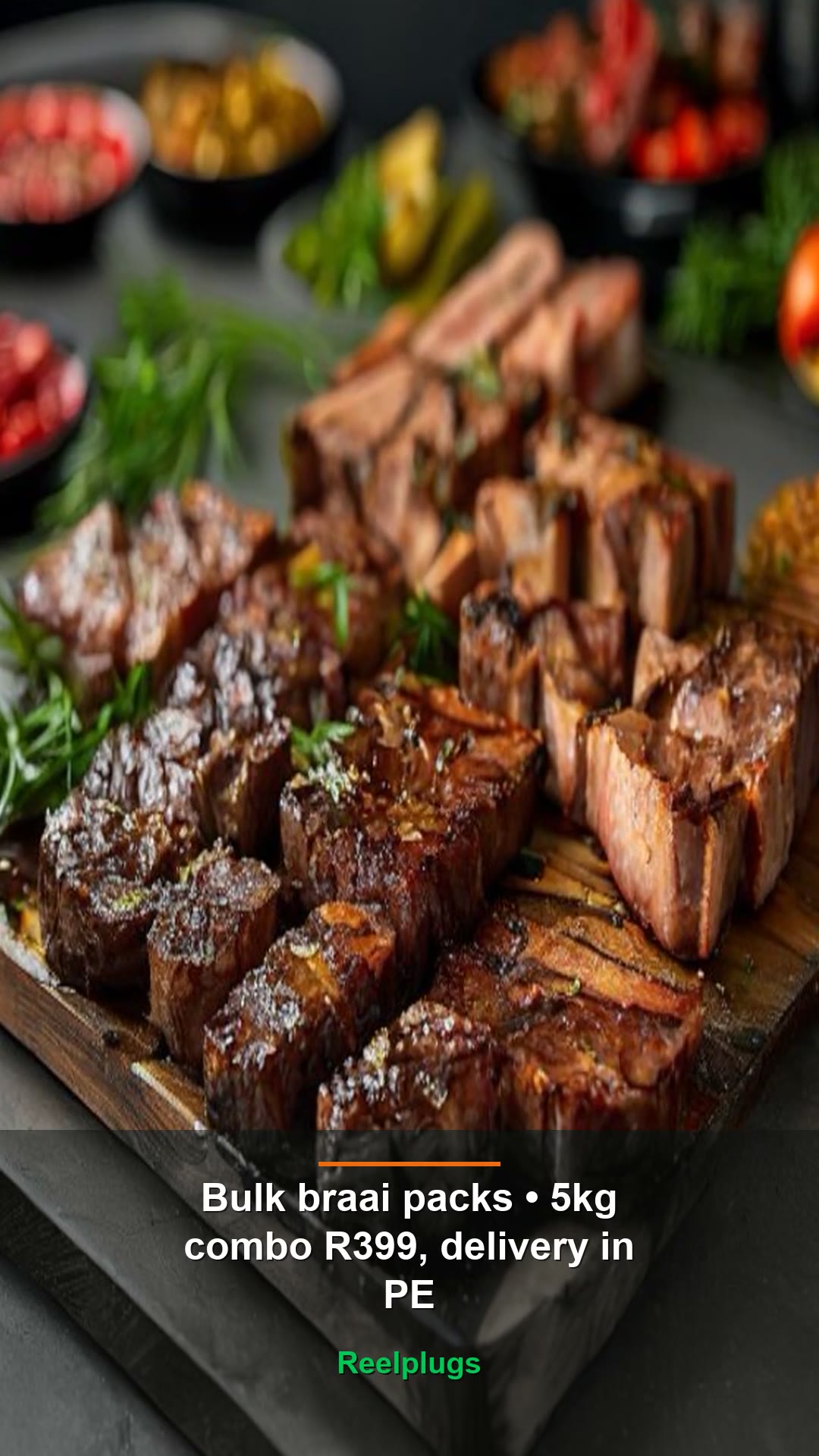 Bulk braai packs — 5kg combo R399, delivery in PE
