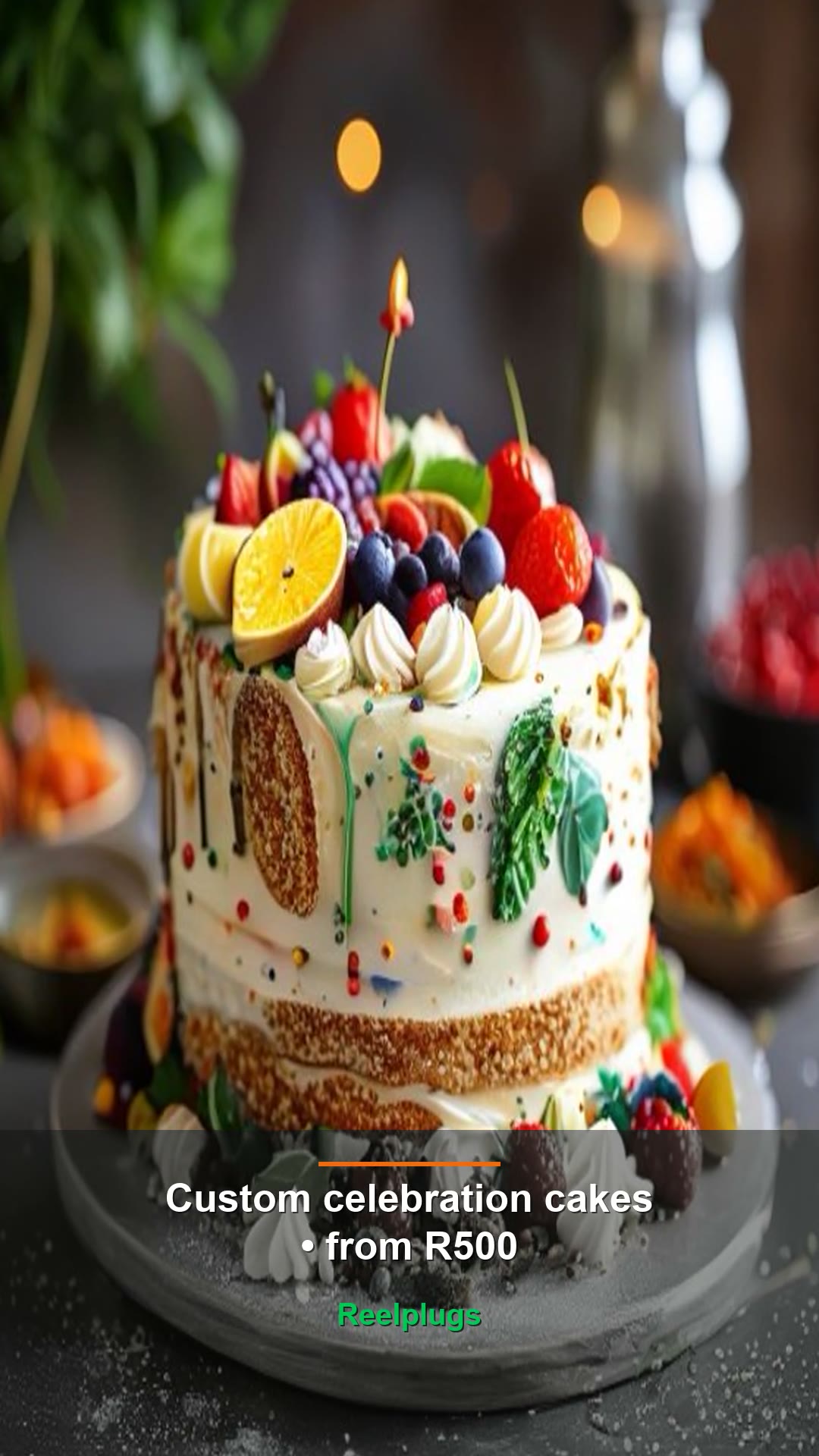 Custom celebration cakes — from R500