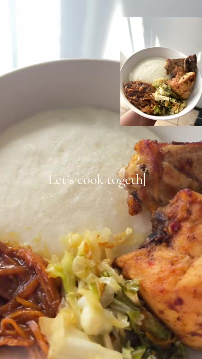 Easy home cooking pap wors chakalaka steak dinner Tshwane