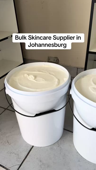 We supply skincare products for whole wholesale and retail. We sell ready packed and also sell bulk in buckets. Blemish cream 25L R3200, Turmeric oil 25L R2800, Turmeric scrub 25L R2500, 5Litre R600. Also available in 5Litres and ready packages 125mls and 250mls