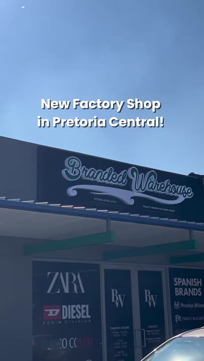 Branded Warehouse Pretoria CBD - Zara, Jack & Jones shirts under R100. 277 Kgosi Mampuru St. R100 challenge.