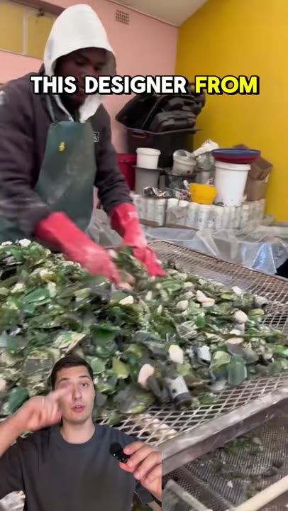 ♻️ An entrepreneur from South Africa is turning trash into handmade designer lamps. He takes old oil filters, discarded glass, and other materials people would normally throw away and transforms them into unique pieces of functional art. 💡 🛢️ Made from recycled materials 🖐️ Handmade from scratch
