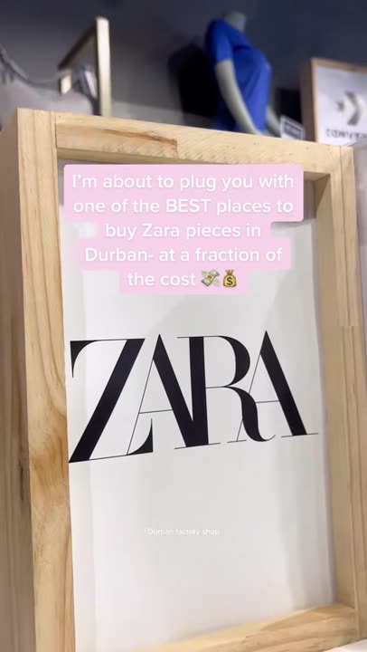Durban factory store - 3 Zara pieces R189 at cost. Springfield Park Value Centre.